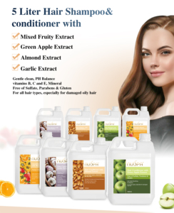 Bộ Dầu Gội Và Dầu Xả Chiết Xuất Táo Xanh 5L Chuyên Nghiệp NUSPA Salon Mới Về - Product Image 6