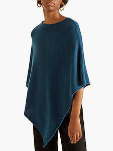 Poncho in <span class=keywords><strong>Cashmere</strong></span> laminato misto lana <span class=keywords><strong>Cashmere</strong></span> - Product Image 3