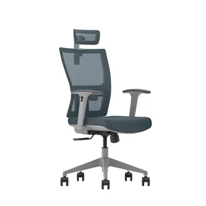 एडजस्टेबल हेडरेस्ट फैब्रिक और फोम के साथ उच्च गुणवत्ता वाले स्मार्ट मेश कमर्शियल ऑफिस चेयर आधुनिक डिजाइनर टास्क स्विवेल एर्गोनोमिक