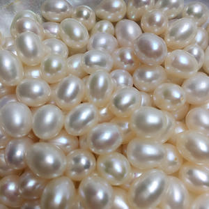 Manik-manik Mutiara Air Tawar Bentuk Tetes 8-9MM Grade 4A Untuk Pembuatan Perhiasan, Mutiara Longgar Tanpa Cacat - Product Image 6