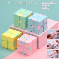 Infinity Cube Macaron Couleur Mini Speed Cube Nouveau Puzzle Jouet pour Penser Boîte d'Exercice Exportation Transfrontalière Fidget Flip Cube