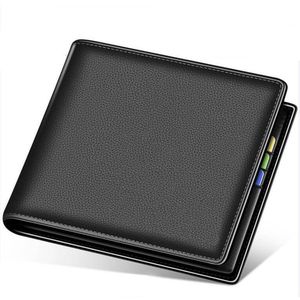 Men's Short <b>Wallet</b> with <b>RFID</b> <b>Blocking</b> – PU Leather Bifold Purse for Cards & Cash, Stylish for Students & Professionals - Product Image 2
