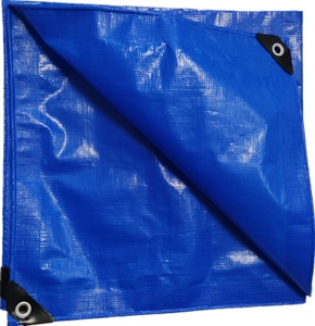Lona de Polietileno 100% Impermeable en Color Azul para Cubiertas de Autos y Bolsas, Uso Femenino, 140gsm, Peso Medio - Product Image 1