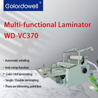 Laminateur de film à chaud et à froid pour bureau WD-VC370, simple et double face, pour A3/A4/A5/A6