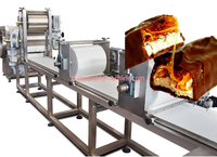 Machine à mélanger la pâte pour barres de céréales au chocolat, automatique, haute productivité, utilisation industrielle, ligne de production de snacks