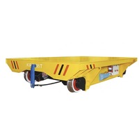 Chariot de transfert sur rail motorisé pour bobines de câbles, chariot ferroviaire robuste, chariot de manutention de charge sur mesure pour atelier et usine