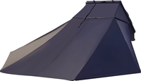 Tente de toit portable ENJOIN moderne en toile, ouverture rapide automatique quatre saisons, toit en aluminium alvéolé, échelle télescopique, mémoire