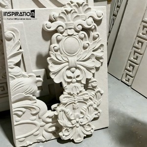 Moulures en céramique expansée de style Renaissance pour les murs et plafonds des couloirs, bordures classiques pour la décoration intérieure - Product Image 3