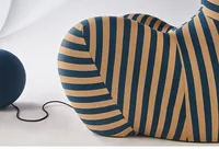 Fauteuil de salon moderne et confortable en forme de boule, en coton matelassé, design 'Étreinte de Mère', pour salon et chambre à coucher, vente en gros
