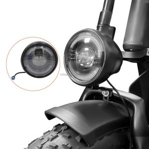 Phare avant pour vélo électrique, 4 broches, LED super lumineux longue portée, projecteur puissant pour pièces de vélo électrique - Product Image 1