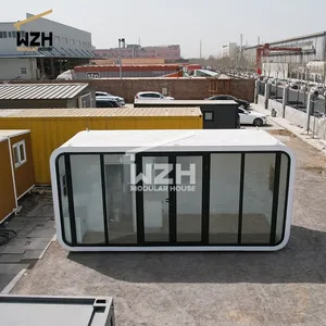 Hotel container house expandable containers apple house apple tiny home office pod prefabricated house apple cabin