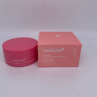 Patchs pour les yeux au collagène et à la caféine rose Medicube 85g, masque pour les yeux anti-gonflement pour tous types de peau