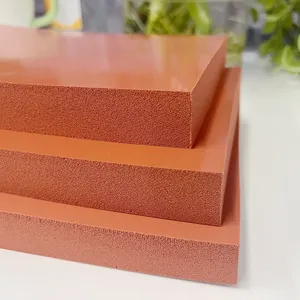 Mousse de silicone d'épaisseur résistante aux hautes températures en caoutchouc feuille de silicone mousse pour presse à chaud