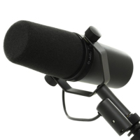 Microphone Dynamique Vocal Professionnel SM7B pour Enregistrement Studio, Diffusion, Podcasting et Streaming Avec
