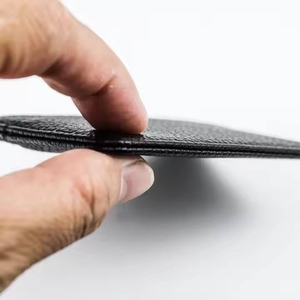 Elegante <span class=keywords><strong>Portafoglio</strong></span> Corto in Vera Pelle con Protezione RFID per Uomo, Design Sottile Bi-Fold e Organizzatore per Carte di Credito - Product Image 4