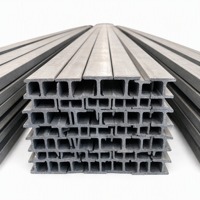 Profilé de guidage en T en alliage d'aluminium pour la construction et le soutien industriels