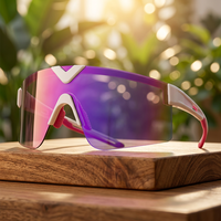 Lunettes de soleil sportives semi-cerclées TR90 personnalisées avec logo OEM/ODM pour le cyclisme et la course à pied, polarisées, miroir, photochromiques