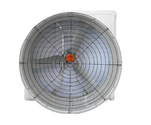 Shandong Huoli 1710 Model 55 Inch Fiber glass Cone Axial exhaust fans Ventilation Fan for pig house and poultry farm