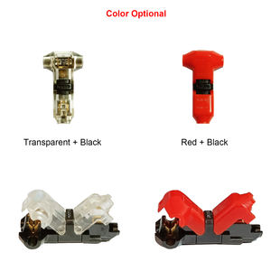 Само-зачистки быстрый монтаж, коннекторов для электрических проводов терминалов благодаря полному отсутствию проводов Клещи для удаления требуется T Shape 1 контактный провод разъема - Product Image 2
