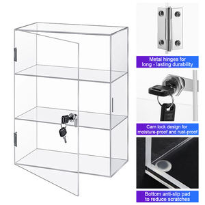 Labubu Poupée <span class=keywords><strong>Jouet</strong></span> Collection Vitrine Vitrine Moderne Acrylique Vitrine avec Clés <span class=keywords><strong>de</strong></span> Serrure 3mm Epaisseur Usine Directe Vente en Gros - Product Image 2