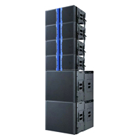 Equipo de Sonido Profesional de Alta Gama, Sistema de Altavoces Line Array de 2 x 10 Pulgadas con Controlador Neo de 600 W para Eventos de DJ
