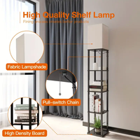2024 nouveautés Style moderne décor à la maison chevet fer colonne lampadaire tendance lumière LED maison hôtel lampe de chevet