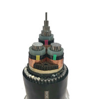 Cable de Cobre de Núcleo Único de 15 kV con Conexión Concéntrica WTC, Blindado, de 150 mm², 185 mm², 400 mm, 630 mm