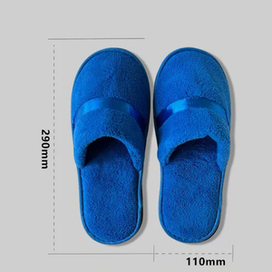IStapromo Regalos al por Mayor, Pantuflas Desechables Blancas de Felpa Coral con Punta Cerrada para Hotel, Pantuflas Lavables de 5 Estrellas para Hotel y Spa - Product Image 6