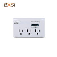 BX-V071 110V 50HZ/60HZ Prise électrique monophasée CA Protection contre les surtensions avec 3 prises Matériel PC