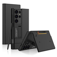 Productos ganadores Dropshipping Funda billetera de cuero PU de lujo para Galaxy S23 S24 Ultra Card Pocket Case Soporte de carga magnética