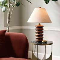 Lampe de bureau de luxe légère en résine style Wabi Sabi, idéale pour les salons, les bureaux, les chambres, les hôtels d'art et les têtes de lit
