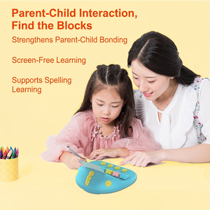 ของเล่นฝึกอ่าน<span class=keywords><strong>ภาษา</strong></span>อังกฤษสำหรับเด็ก พร้อมคำศัพท์ 322 <span class=keywords><strong>คำ</strong></span> บล็อกสะกดคำ 30 ชิ้น การ์ดโฟนิคส์ และเสียงอ่านออกเสียง - Product Image 2