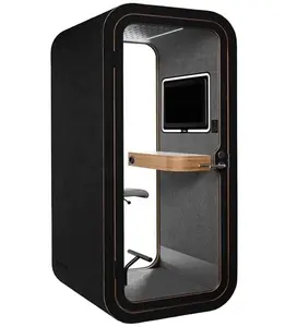 Conrayn Acoustic Booth Movable Silence Booth Với Hệ Thống Thông Gió Cho Phòng Điện Thoại Văn Phòng Prefab Và Nhà Mini Văn Phòng Pod