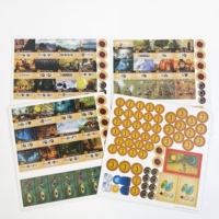 Jeu de société Everdell Duo en gros, jeu de cartes pour deux joueurs, en stock, impression OEM personnalisée, illustrations personnalisées, jeu de société pour couples