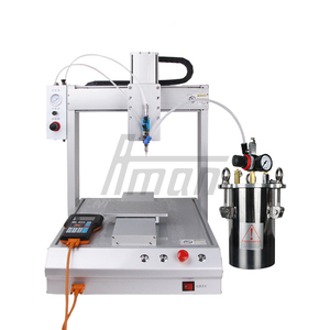 3 Axis Automatic Glue Dispensing Machine AM 8021 Single <b>Fluid</b> Valve 5L Stainless Steel Tank Handheld Controller For Epoxy UV Sil - Product Image 4