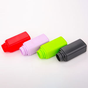 Nouveau Flacon Shaker Carré de 50g en PEHD pour Poudre de Talc ou Épices en Vrac, avec Bouchon Tournant et Couvercle Complet - Product Image 3