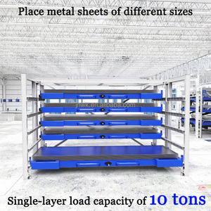 Soluzioni per Scaffalature Pieghevoli <span class=keywords><strong>in</strong></span> Acciaio Resistente con Protezione Anticorrosione e Scaffali per Stoccaggio di Lamiere Metalliche - Product Image 1