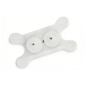 의료용 2.0/2.5mm 버튼형 텐스 전극 패치 갈색 부직포 48x86mm 통증 완화 1등급 목 치료용 QD - Product Image 1