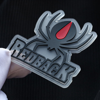 Patch à coudre en caoutchouc 3D de couleur personnalisée avec logo en relief patch en PVC souple 3d pour vêtements/sac d'enfants
