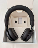 Nouveau casque sans fil Dell Pro ANC WL5024 avec commandes inférieures, indicateur de batterie LED, lumières RGB, étanchéité IPX4