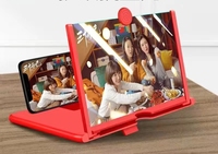 Nouveau support pliable pour téléphone portable avec amplificateur d'écran 3D de 10 pouces, amplificateur vidéo HD, support de téléphone intelligent, portable pour le bureau