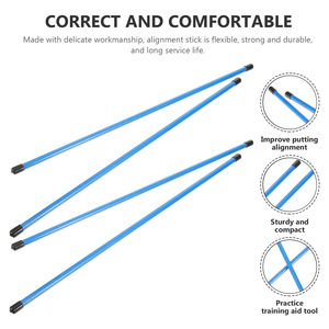 Заводская штанга для выравнивания гольфа шнурок для гольфа для прицеливания и приспособления для тренировок для гольфа Аксессуары для тренажера - Product Image 2