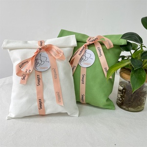 BSCI Luxury PortableCotton Canvas Necklace Storage Pouch Travel Jewelry <b>Gift</b> Packaging <b>Envelope</b> BSCI Luxury Portable Necklace - Product Image 5