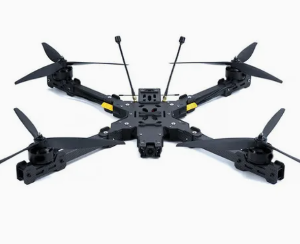 HJT 13-Inch Carbon Fiber GPS FPV Drone with 20 Km Flight Range 6-7 Kg Payload Night Vision Camera
