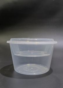 Contenants de conservation alimentaire en plastique transparent HACAMY avec couvercles hermétiques pour soupe, compatibles micro-ondes, boîtes de préparation des repas, étanches, empilables - Product Image 3