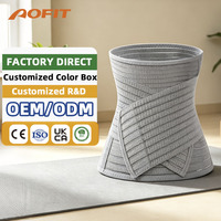 Corsé de Fibra de Bambú Transpirable Personalizado AOFIT para Mujer, Tejido de Punto Fino, Elasticidad Ajustable, Directo de Fábrica
