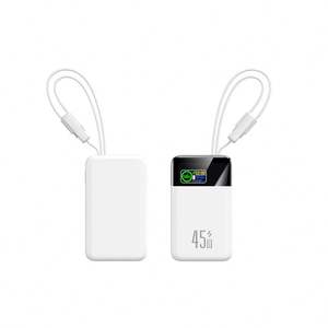 Batteries externes ultra-minces 45W 20000mAh à charge rapide, <span class=keywords><strong>Powerbank</strong></span> 45W pour ordinateur portable, 65W CC, 20000 66 Watts 30000mAh - Product Image 4