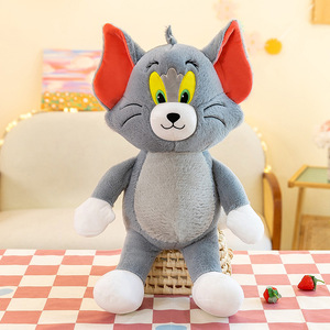 Peluche de <span class=keywords><strong>Tom</strong></span> <span class=keywords><strong>y</strong></span> <span class=keywords><strong>Jerry</strong></span> simulado, muñeco de peluche con forma de pie, juguete de peluche al por mayor para máquina de garra con monedas, Día de San Valentín - Product Image 5