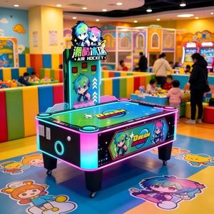 Table de jeu de hockey sur air à monnayeur pour deux joueurs, pour enfants, pour centre de jeux et d'amusement - Product Image 5