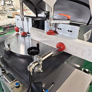 Scie circulaire à tête unique, scie à onglets pour la découpe de fenêtres en aluminium, machine à découper les fenêtres et les portes à 45 et 90 degrés - Product Image 3